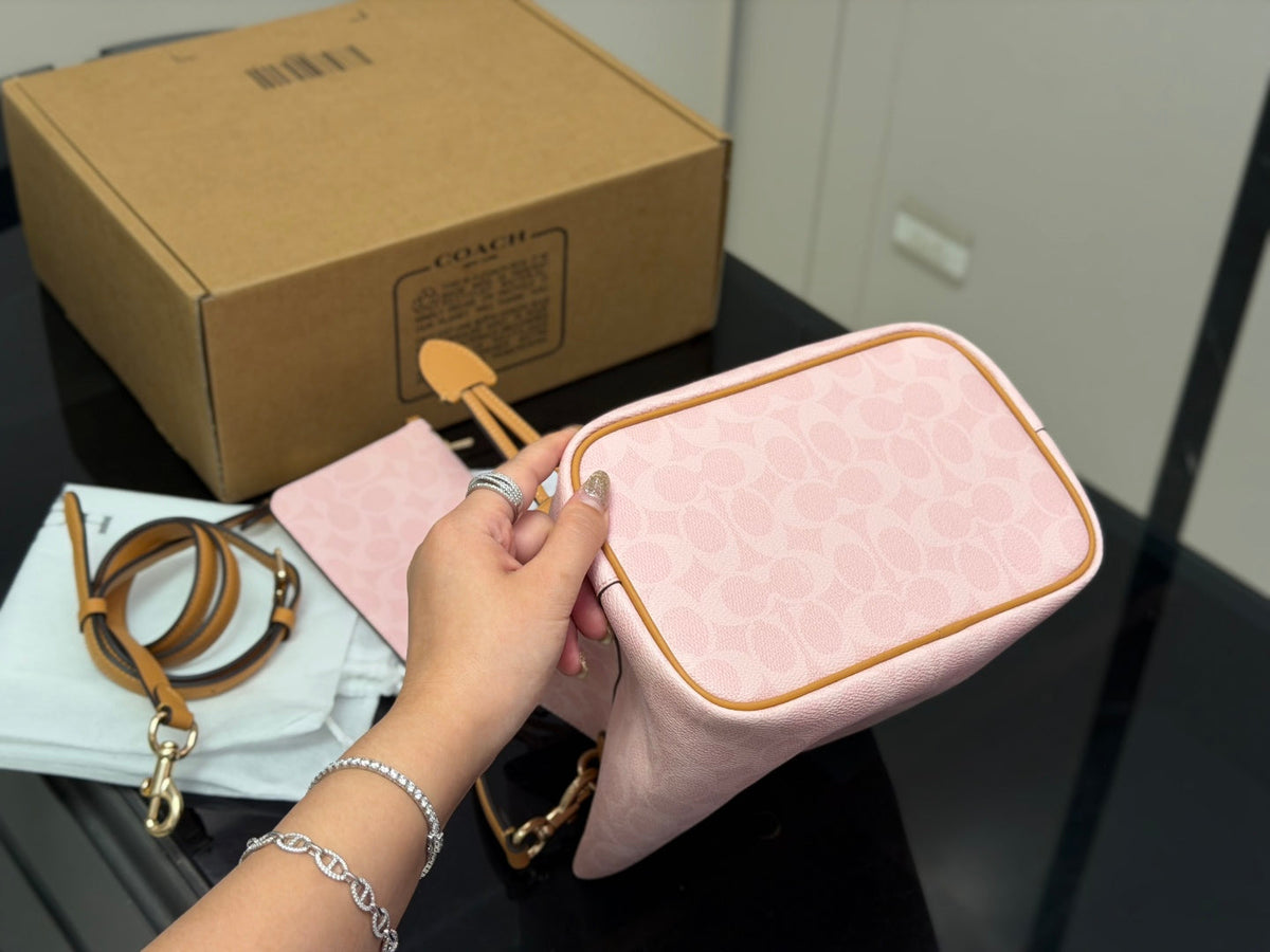 Coach Mini Bucket Bag – Blush Pink