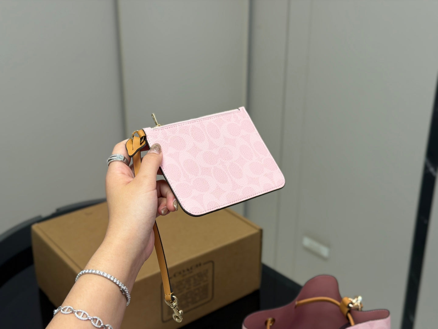 Coach Mini Bucket Bag – Blush Pink