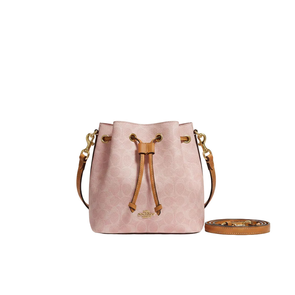 Coach Mini Bucket Bag – Blush Pink
