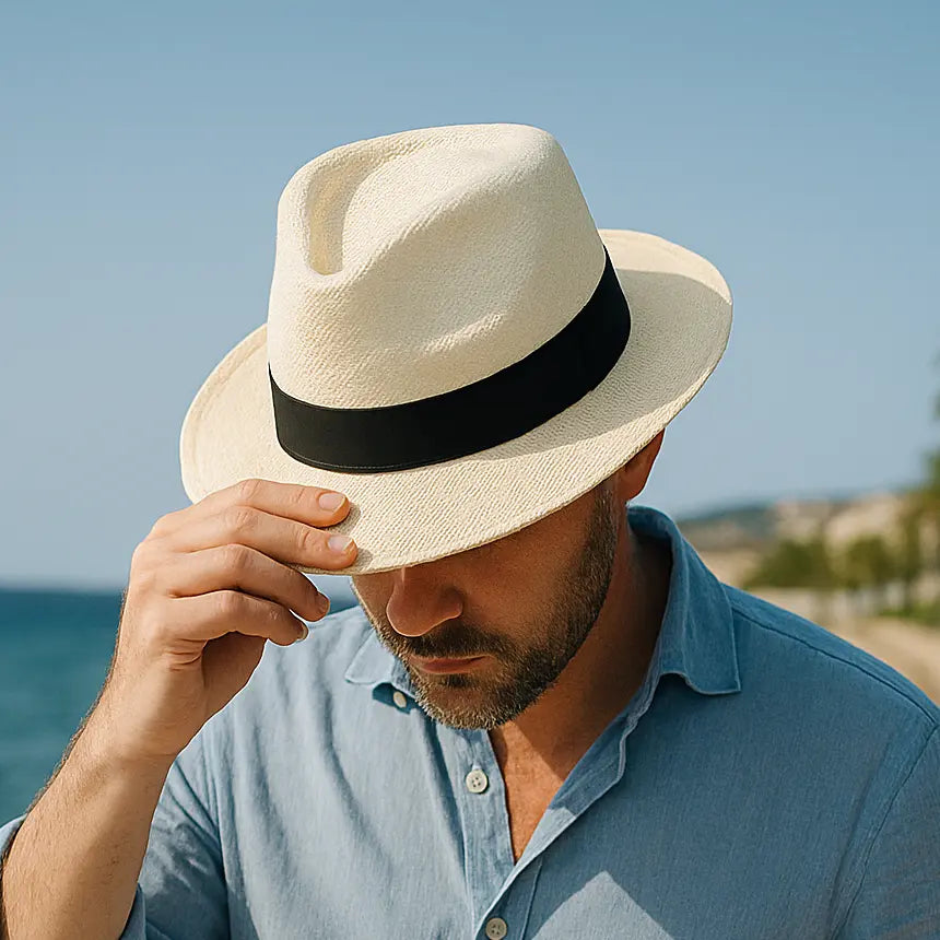Classic Handmade Panama Straw Hats for Men
