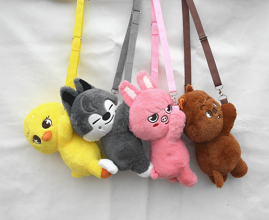 SKZOO Teddy Bear Crossbody Bag - Stray Kids merch