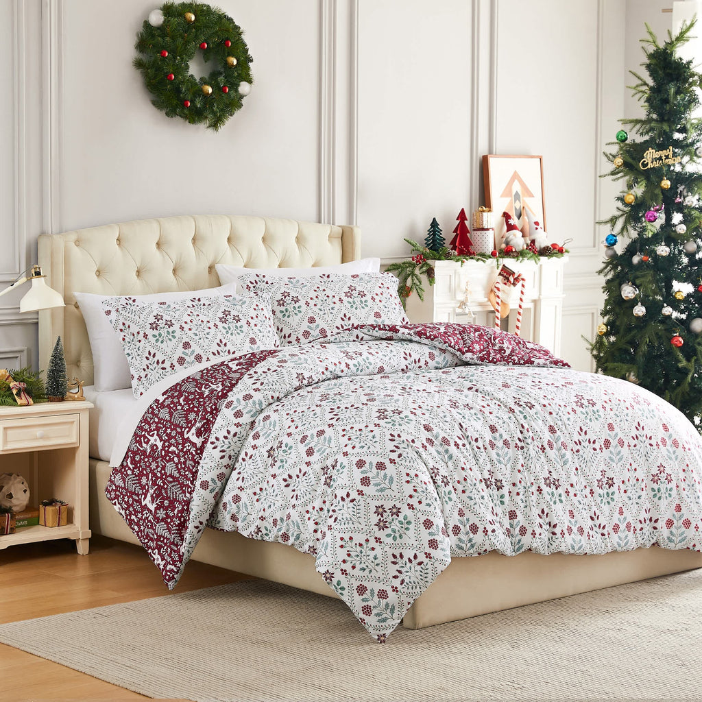 Southshore Fine Linens Holiday Harmony Oversized Comforter Set