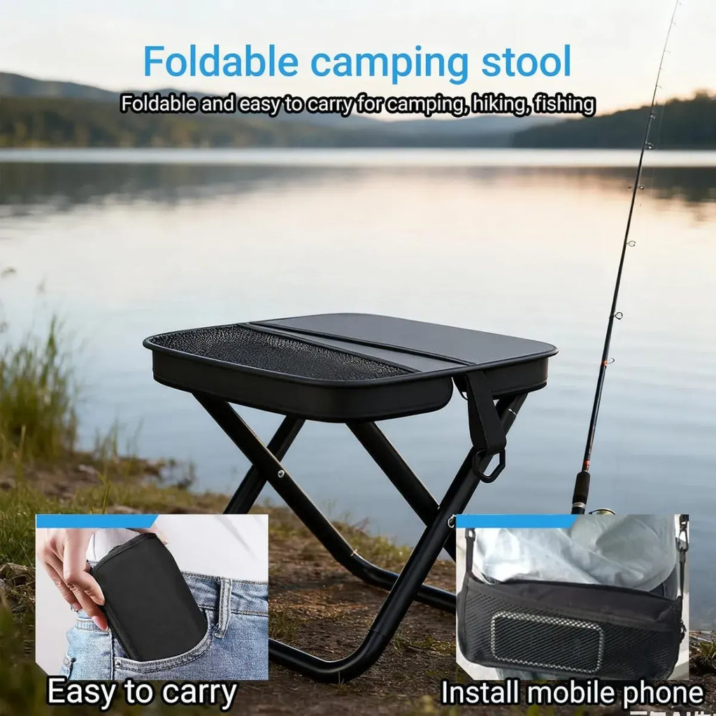 Portable Camping Seat with Storage Bag