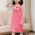 Kids Cute Cartoon Bunny Wearable Bath Towel