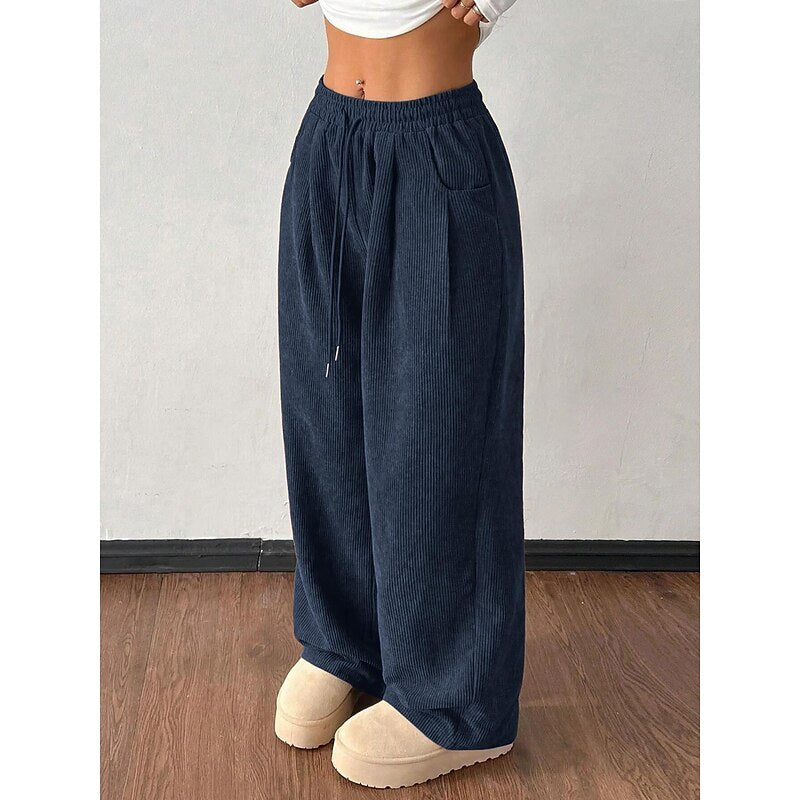Della | Lockere Hose mit weitem Bein und hoher Taille