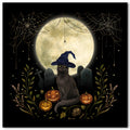Halloween Cat Gallery-Wrapped Canvas Wall Art