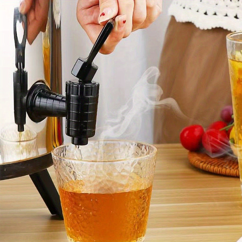 Beverage Dispenser with Spigot Insulated Drink Bucket for Hot Cold Coffee Tea Juice Water Party Catering Drink Container 6L