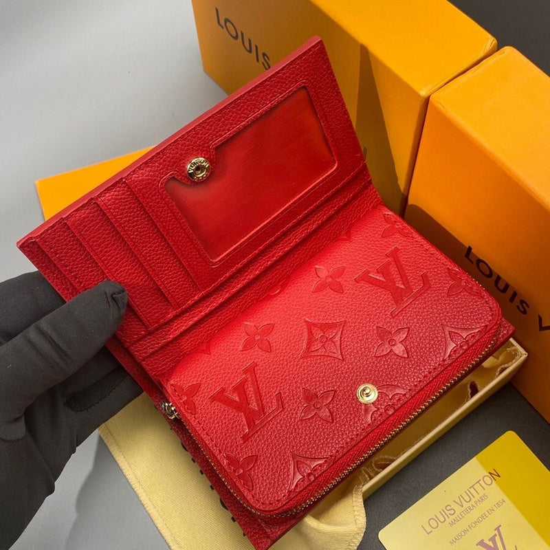 Louis Vuitton Zippy Coin Purse – Monogram Empreinte Giant Red