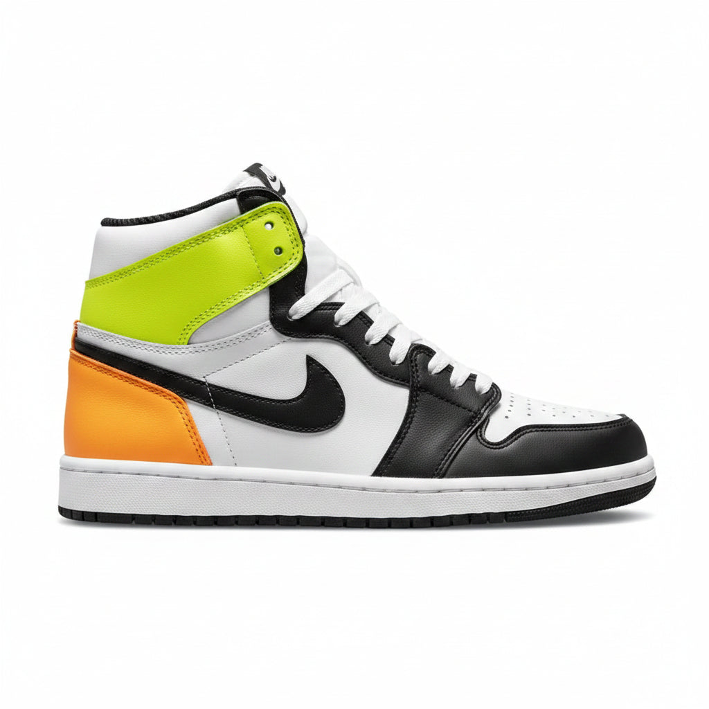 Air Jordan 1 Mid Volt Gold – White / Black / Volt / Orange