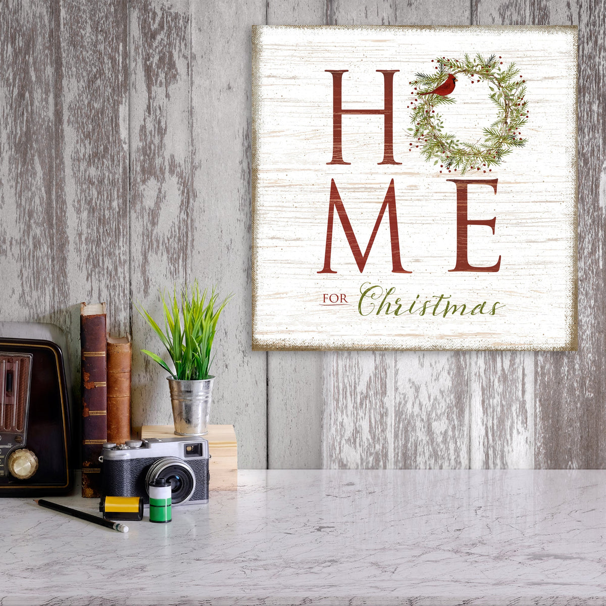 Home for Christmas Gallery-Wrapped Canvas Wall Art