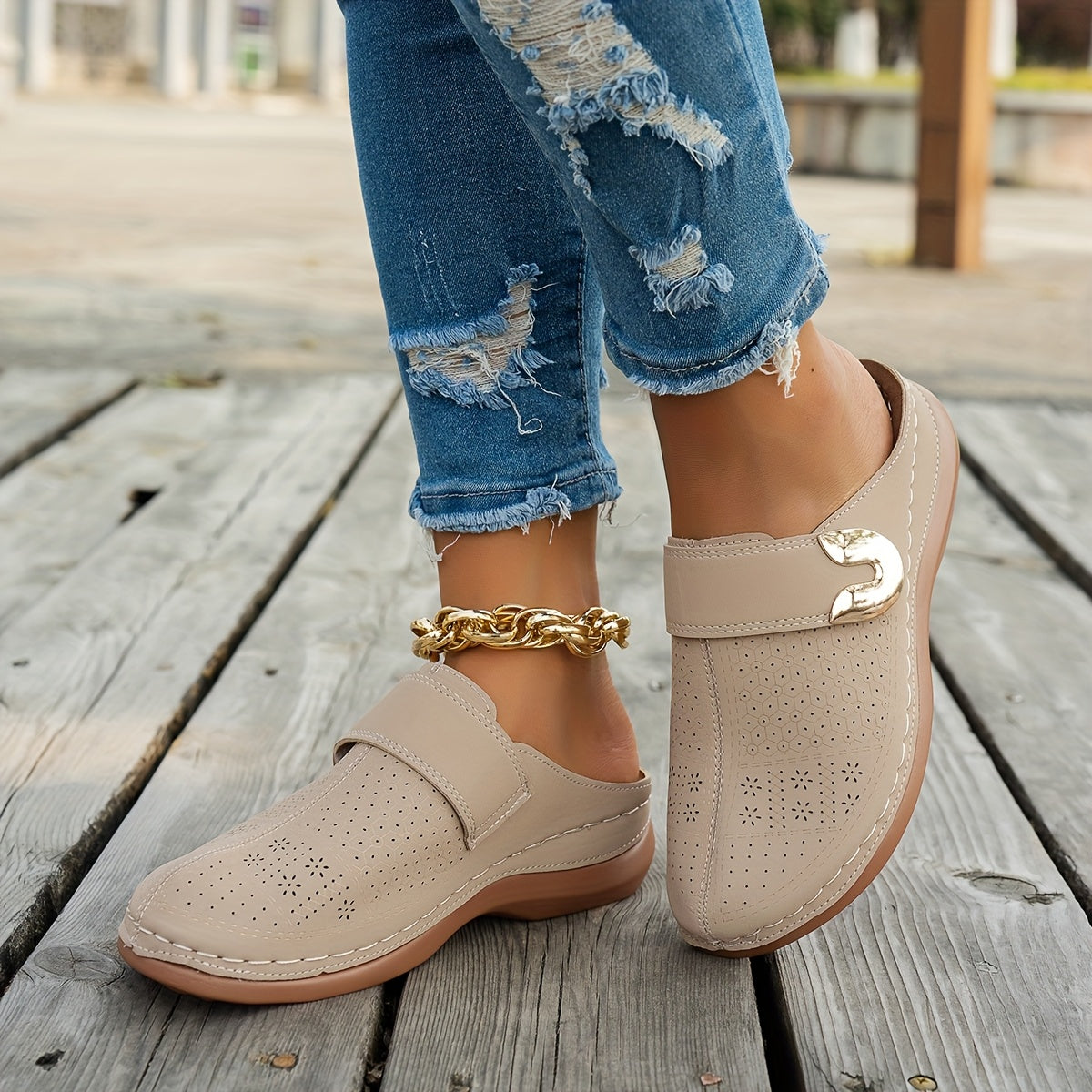 Marion | Bequeme Keil-Clogs
