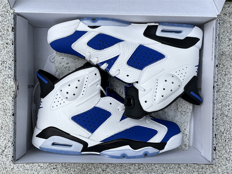 Air Jordan 6 Retro Sport Blue – White / Sport Blue / Black
