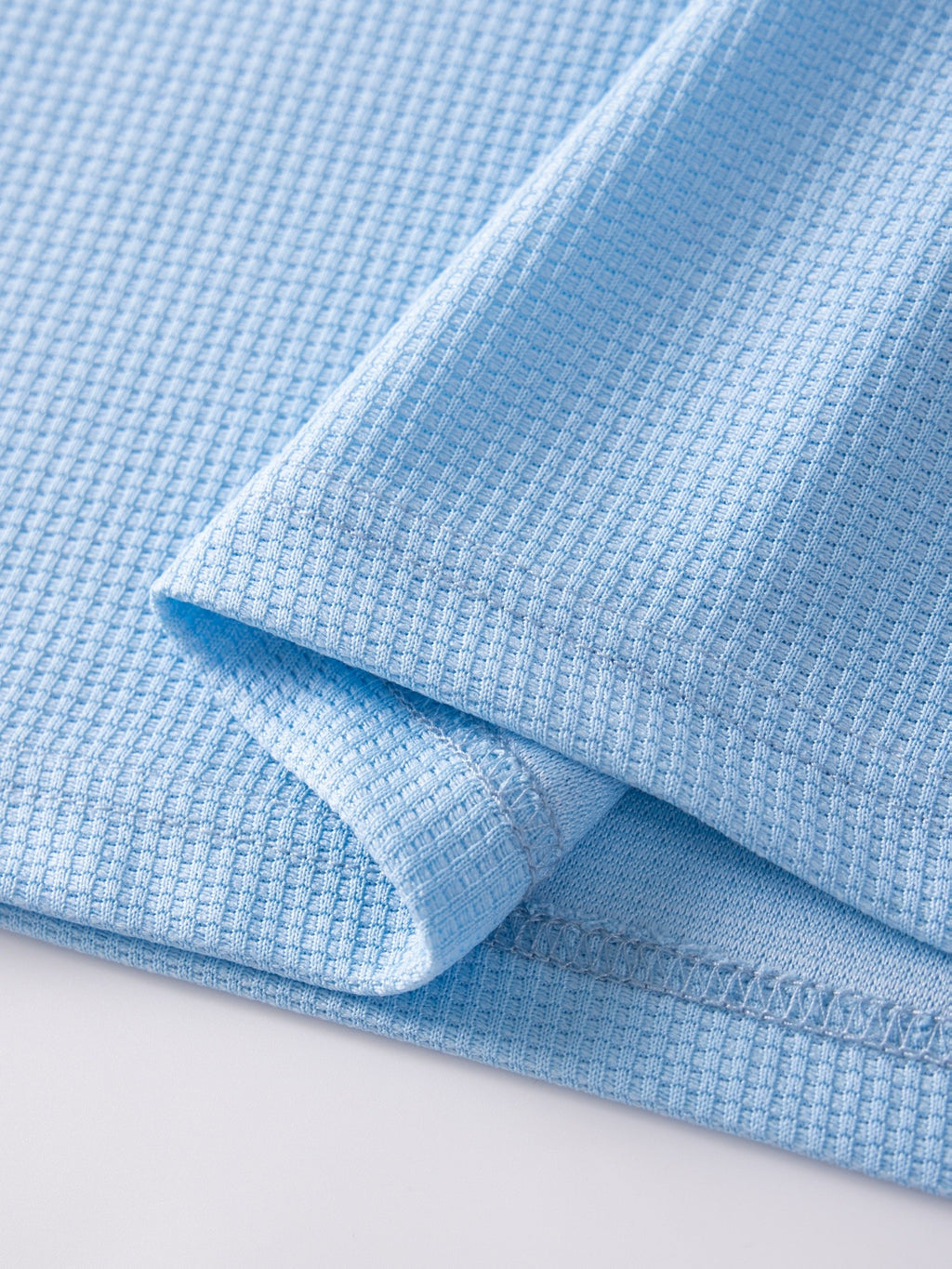 Frederick | Langarmshirt in strukturierter Waffelstrick-Optik