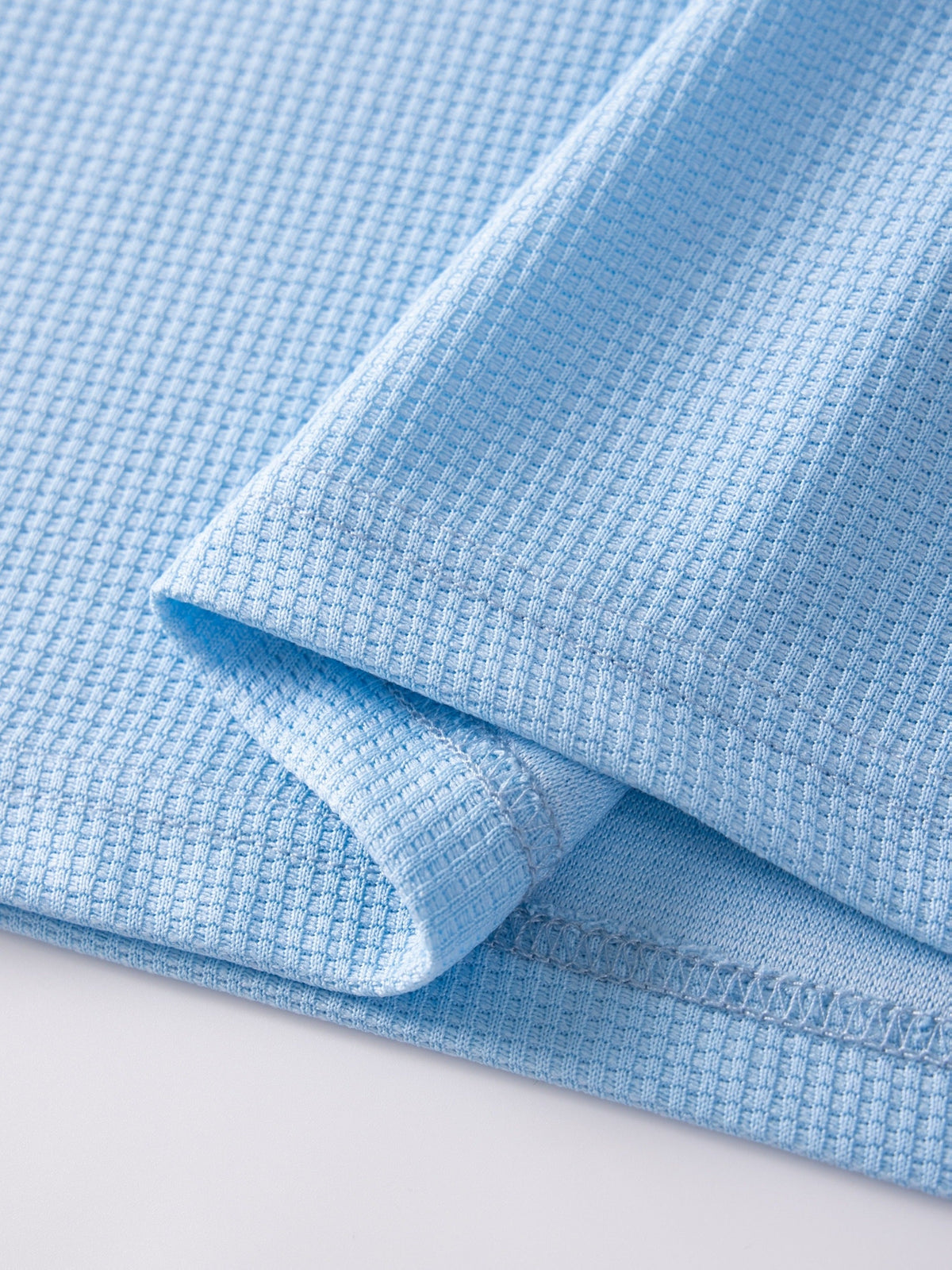 Frederick | Langarmshirt in strukturierter Waffelstrick-Optik