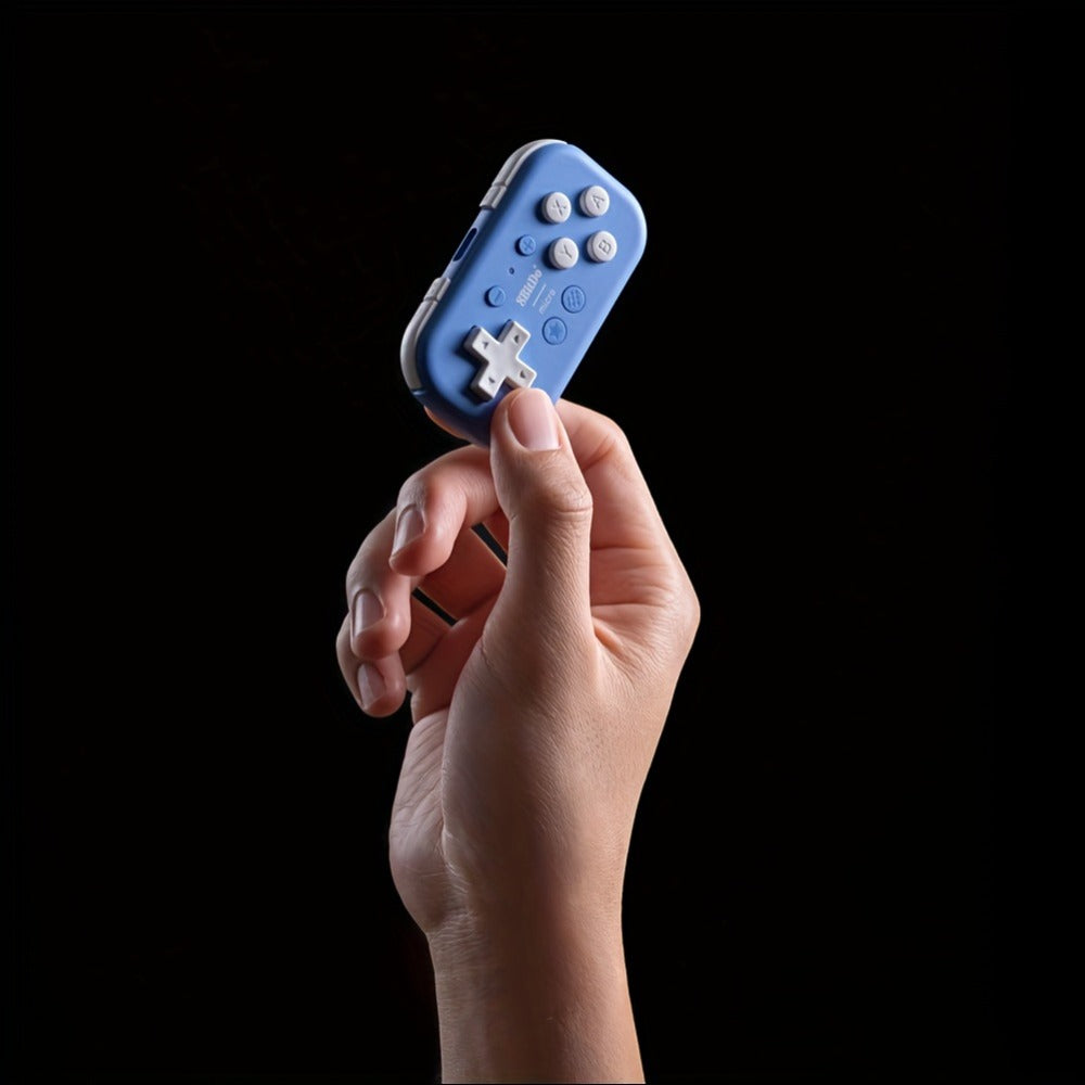 8BitDo Micro Bluetooth Gamepad for Nintendo Switch Android Raspberry Pi - Pocket-Sized Mini Controller with Keyboard Mode