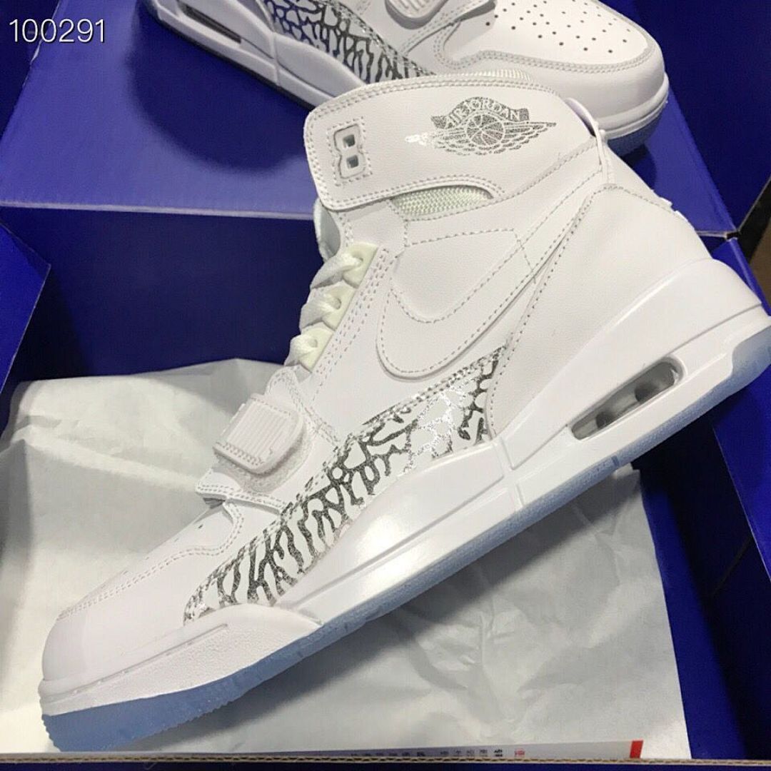 Air Jordan Legacy 312 Triple White Silver – White / Metallic Silver