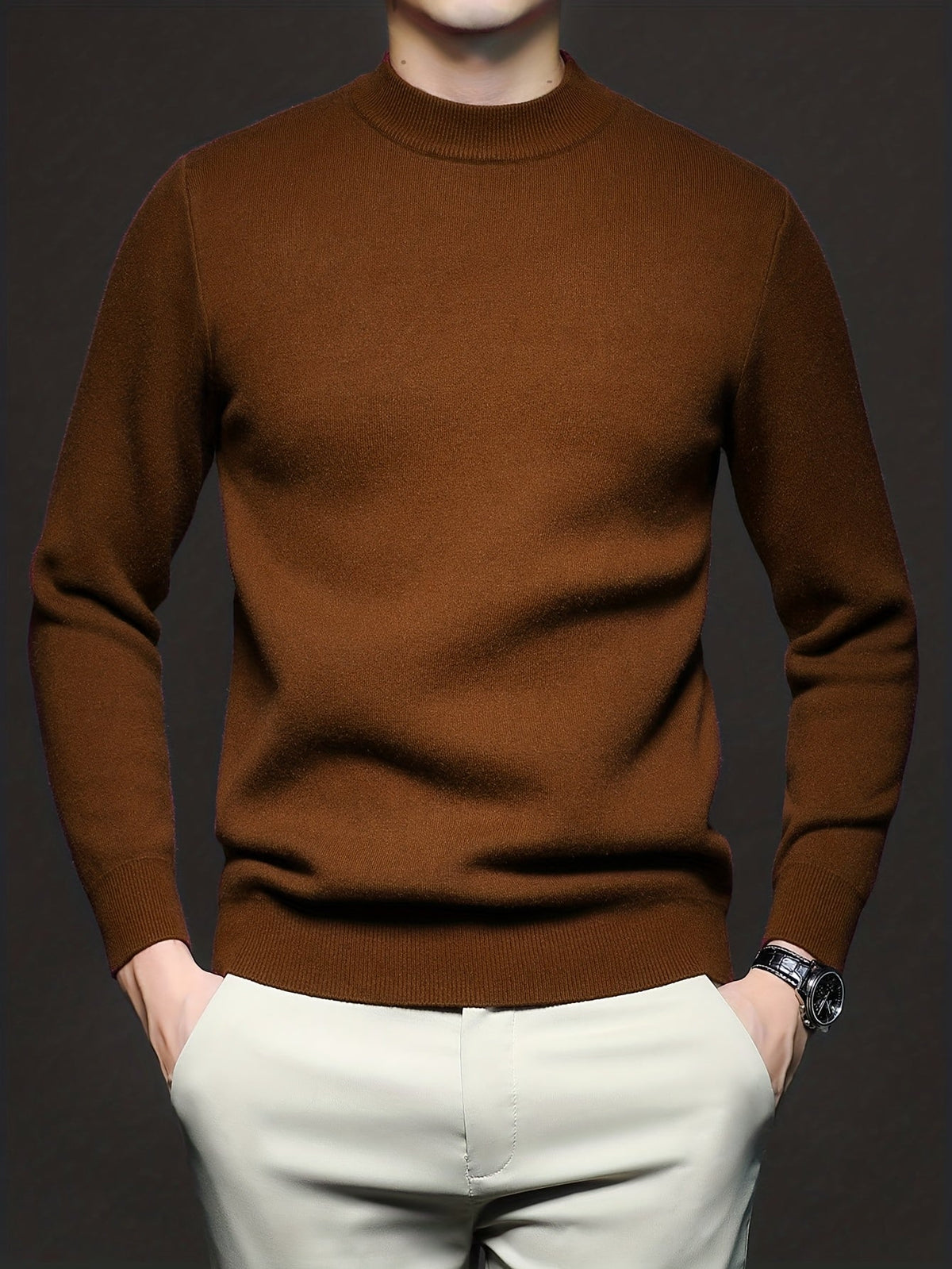 Reuben | Refined Mock-Neck Sweater