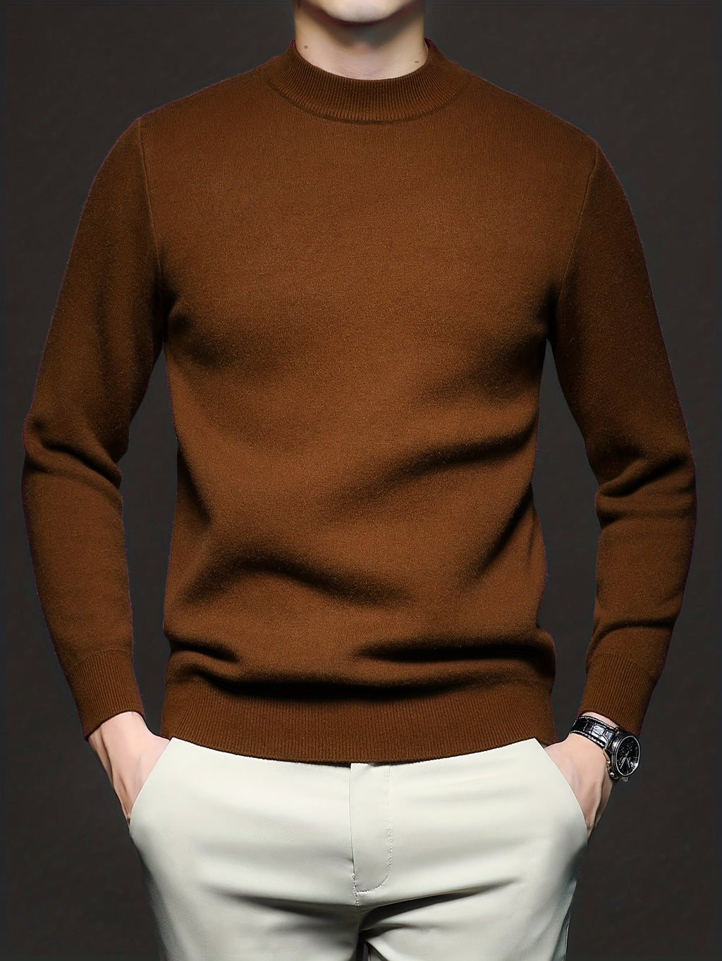 Tobias | Refined High-Neck Sweater
