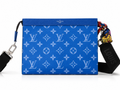 Louis Vuitton Soft Trunk Crossbody Bag with Wallet – Blue Monogram