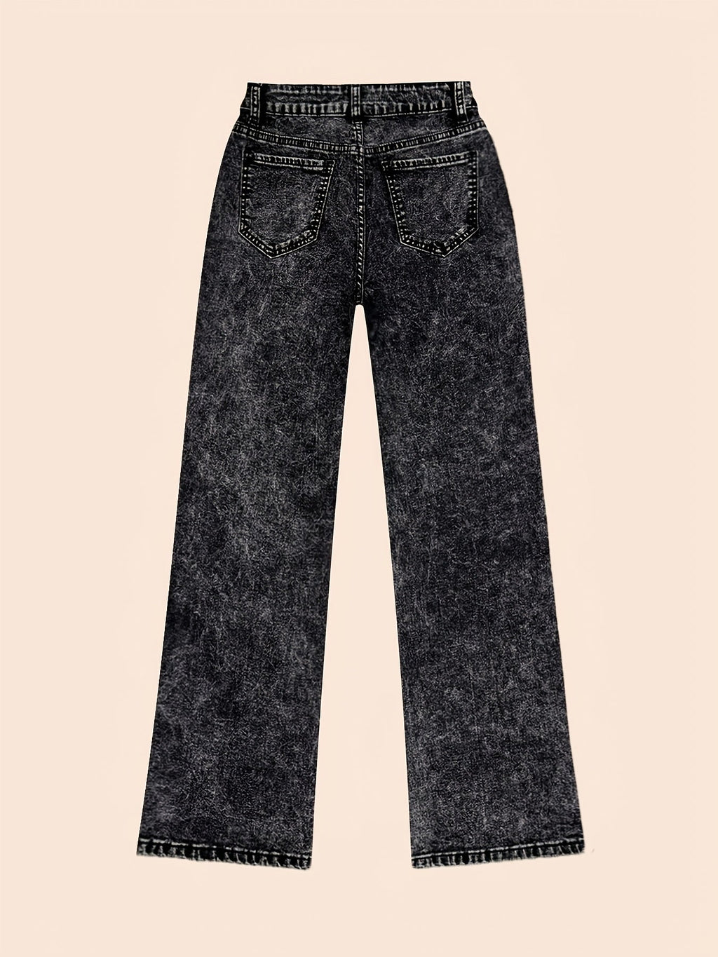 Annabel | Gerade geschnittene Jeans mit weitem Bein