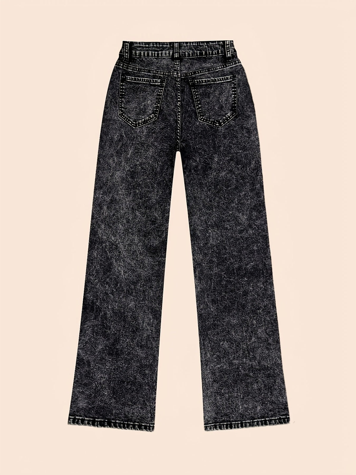 Annabel | Gerade geschnittene Jeans mit weitem Bein