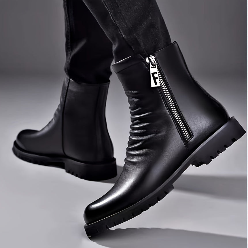 Carson | Elegante Stiefel mit seitlichem Reißverschluss
