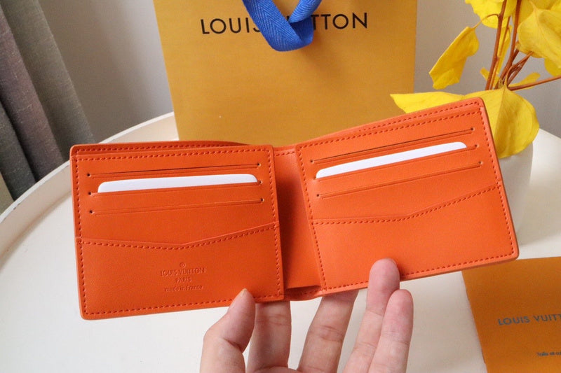 Louis Vuitton Multiple Wallet – Monogram Taurillon Leather Orange