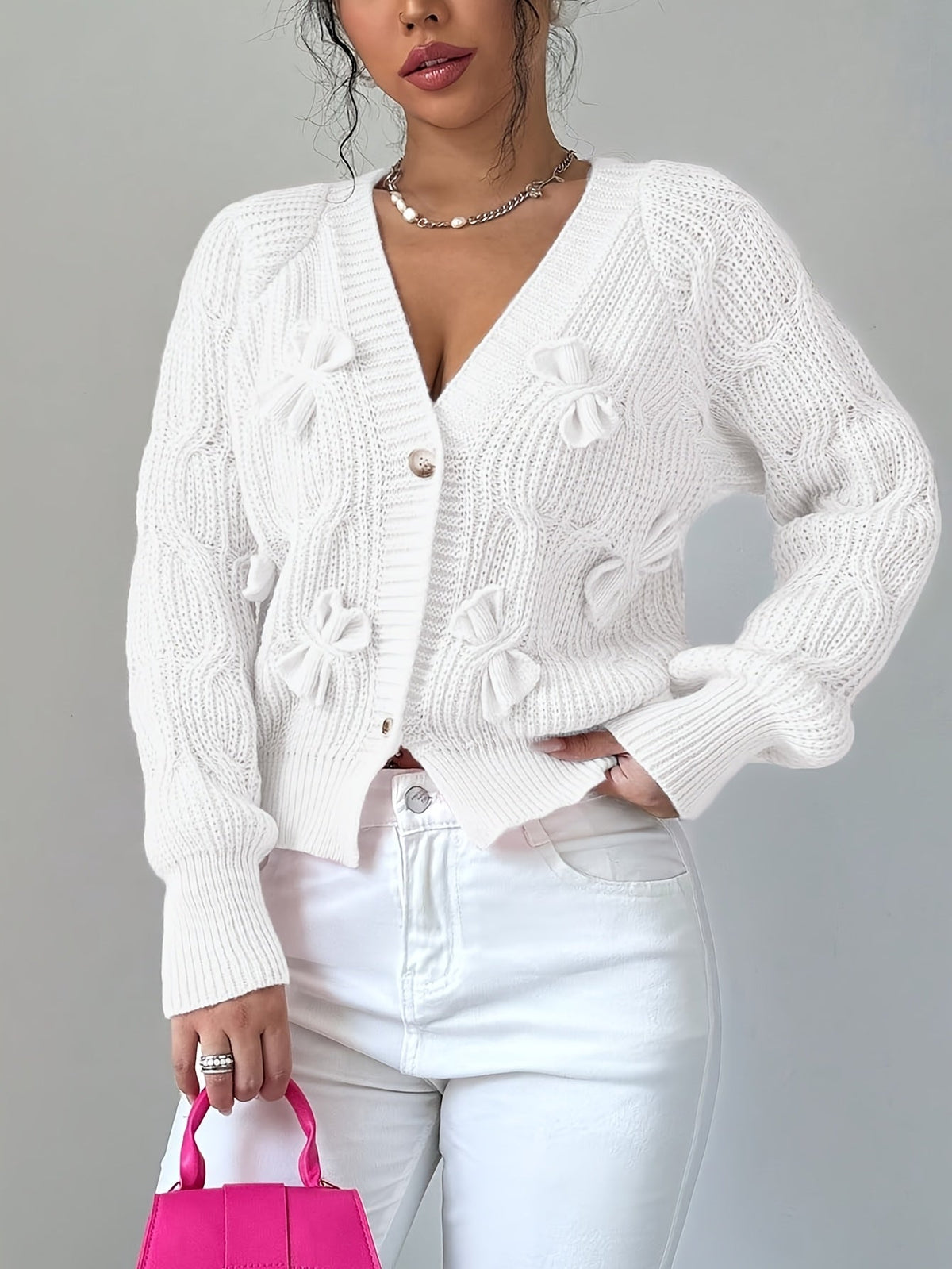 Primrose | Cardigan mit Schleifen-Detail