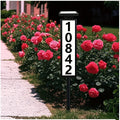 Solar House Number Light LED, DIY Address Sign with 38 LEDs, Switchable & Cool White, 270° Solar Panel