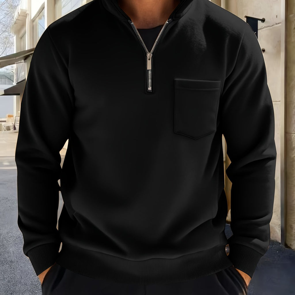 Oscar | Eleganter Half-Zip-Pullover