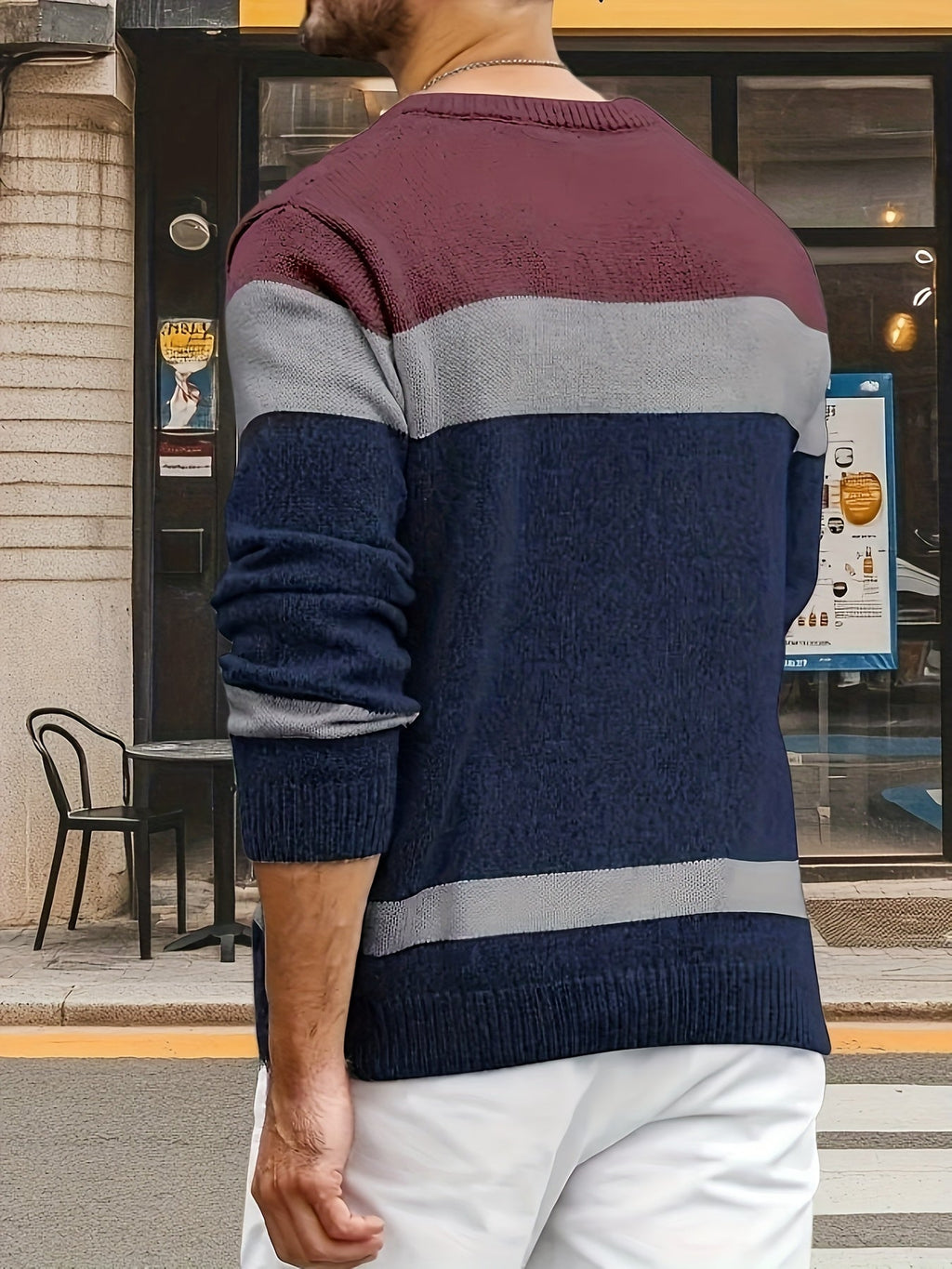 Bradley | Strukturierter Zopfmuster-Pullover