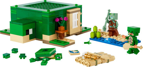 La maison de la plage de la tortue LEGO Minecraft 21254