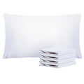 Pillowcases 4 Pack Queen 20x30 – Brushed Microfiber Soft Wrinkle-Free Fade-Resistant Envelope Closure Solid Color 32 Colors