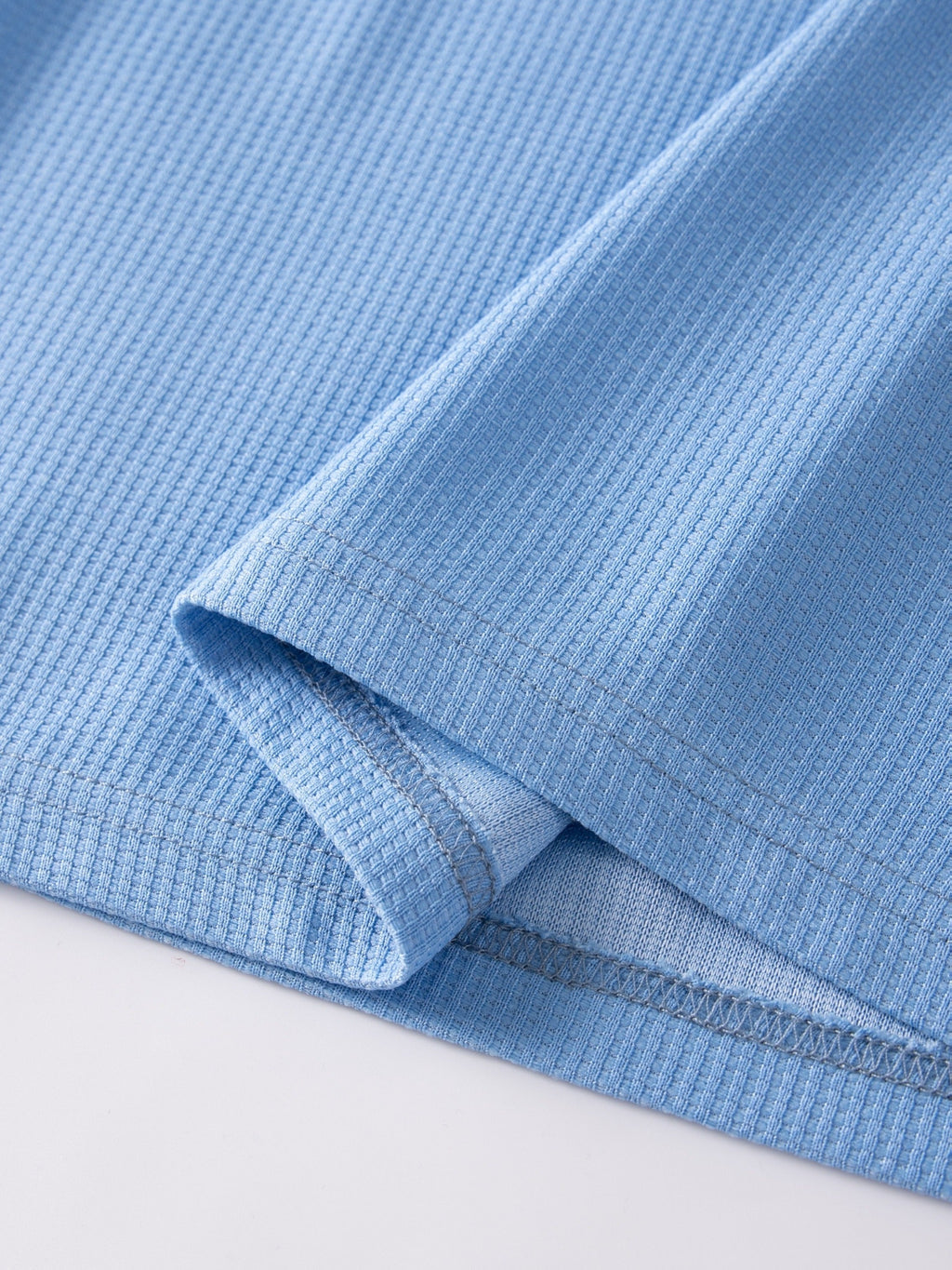 Frederick | Langarmshirt in strukturierter Waffelstrick-Optik