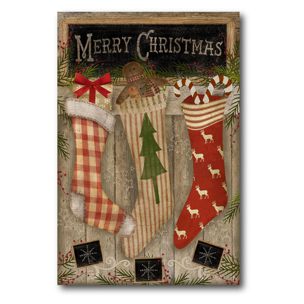 Christmas Stockings Gallery-Wrapped Canvas Wall Art