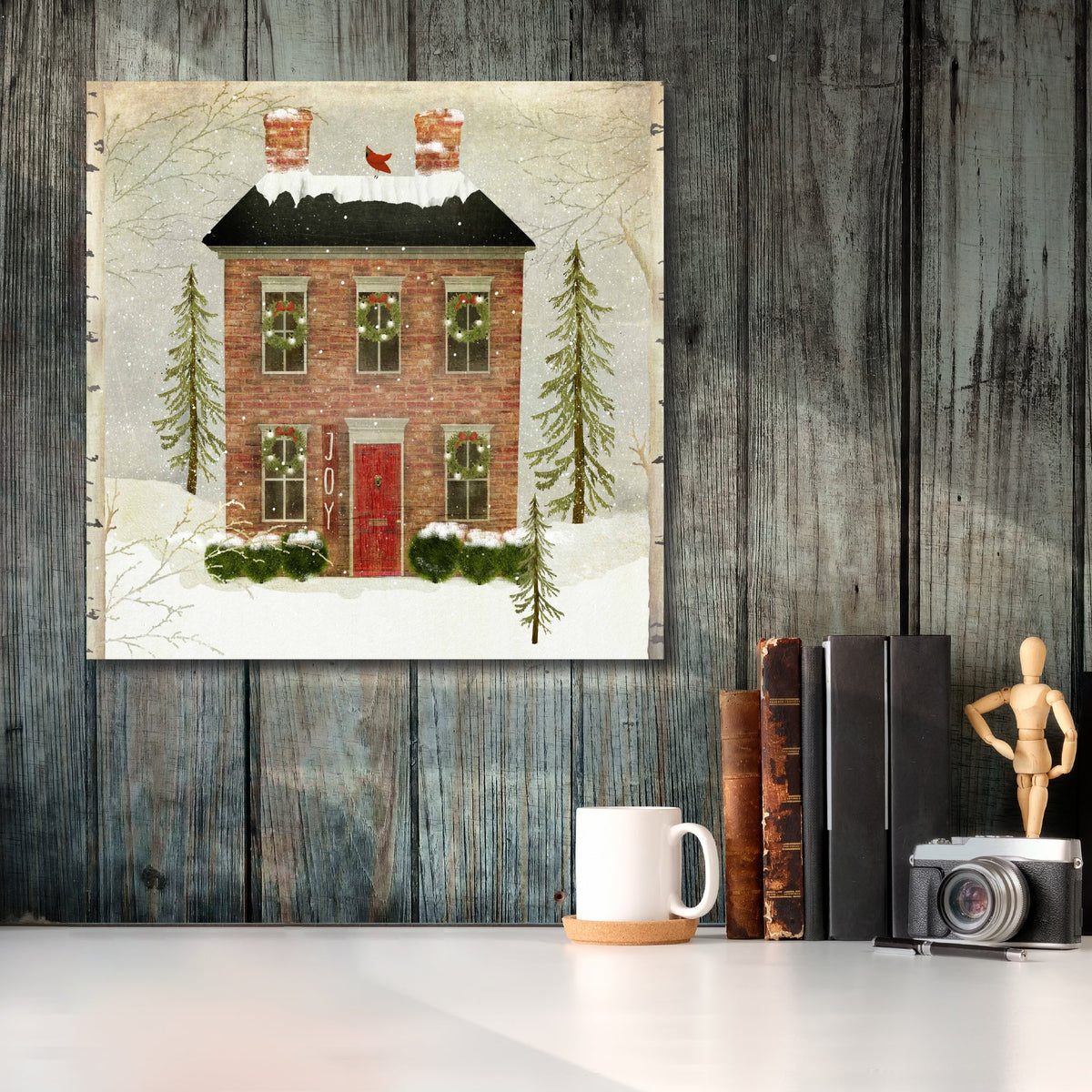 Snow House II Gallery-Wrapped Canvas Wall Art
