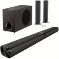 Soundbar with Subwoofer 2.1CH Home Theater Sound Bar for Smart TV, Deep Bass Wireless Bluetooth 5.0