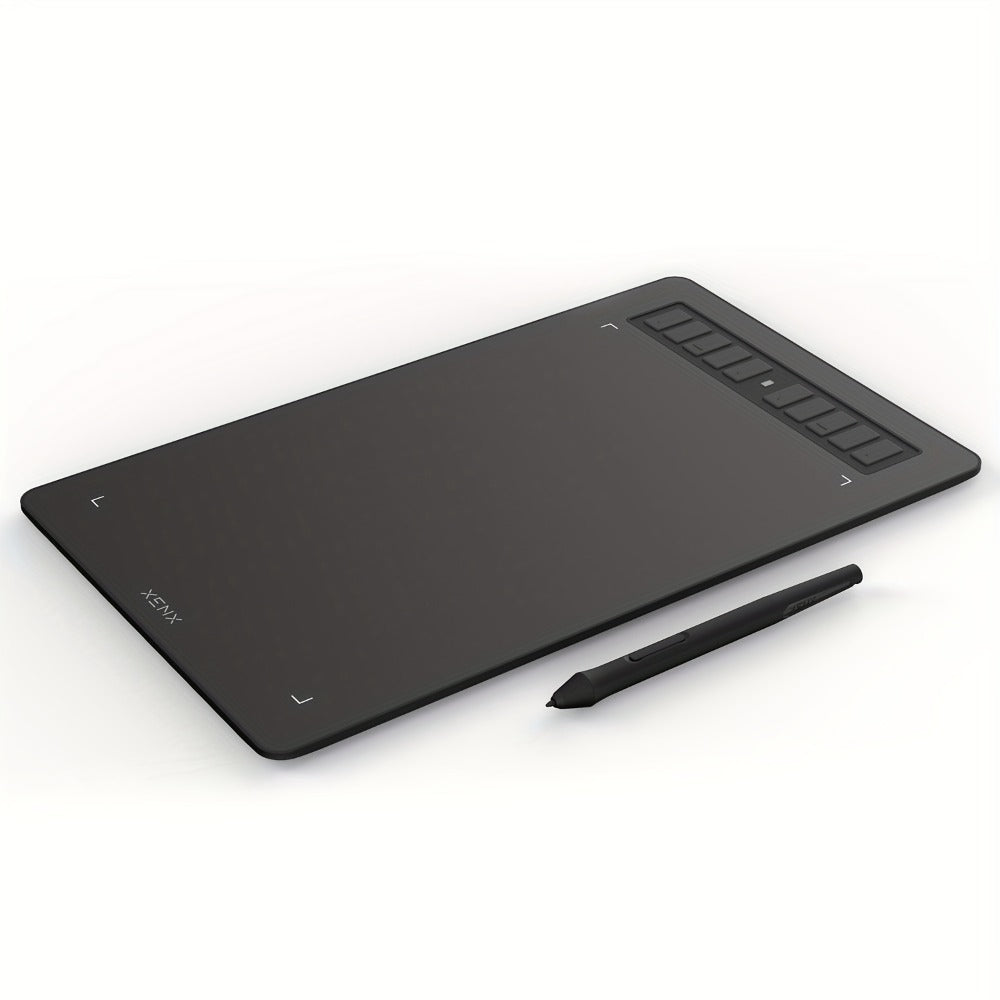Graphics Drawing Tablet, XENX 10 x 6.22 Inch, 8192 Pressure Sensitivity Battery-Free Passive Stylus