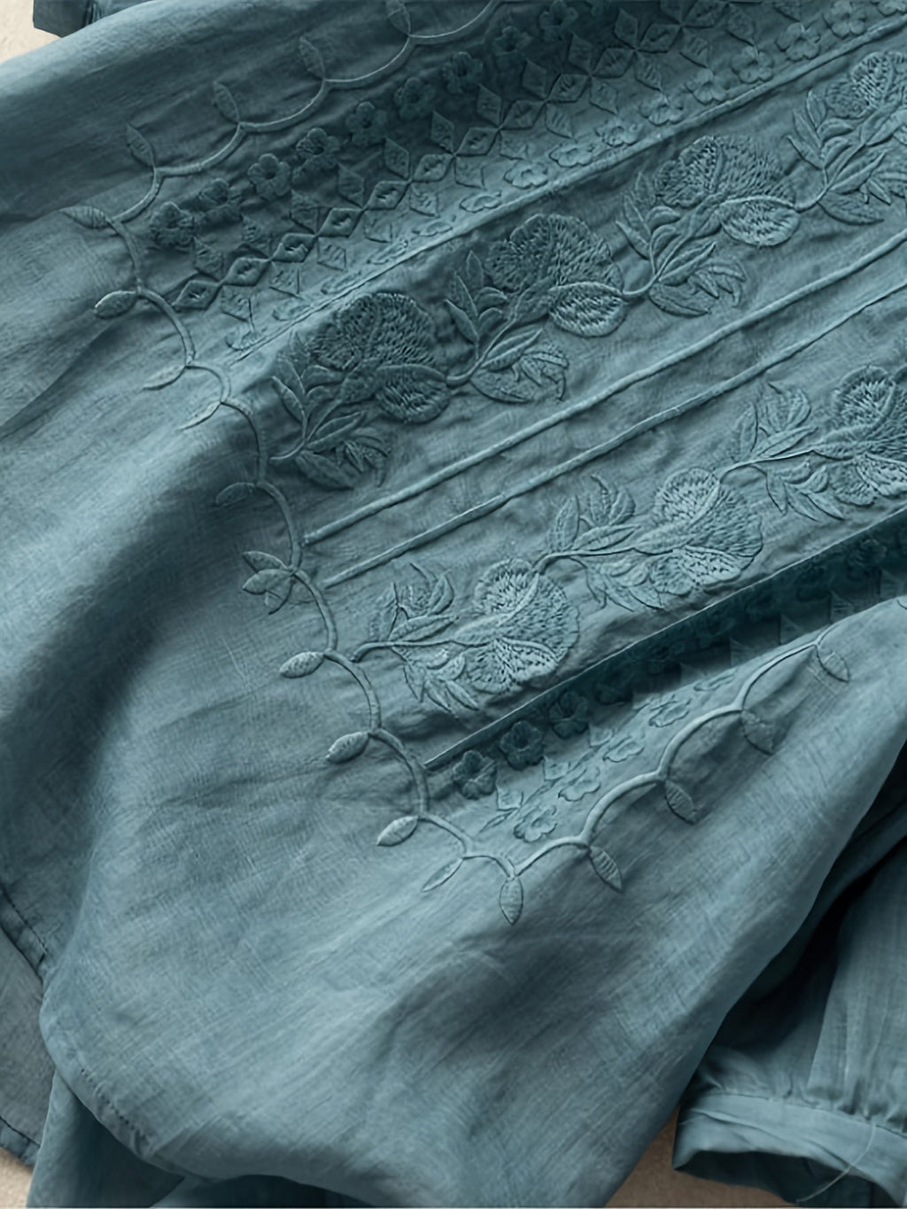 Rosetta | Embroidered Relaxed Blouse