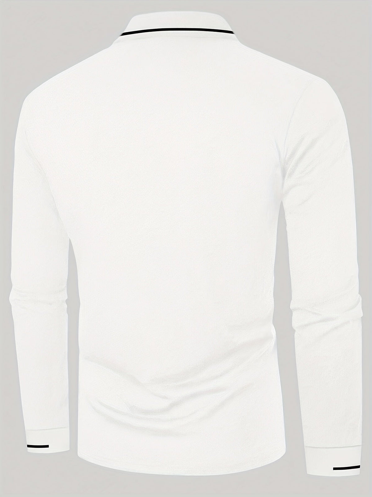 Reginald | Refined Long-Sleeve Polo Shirt