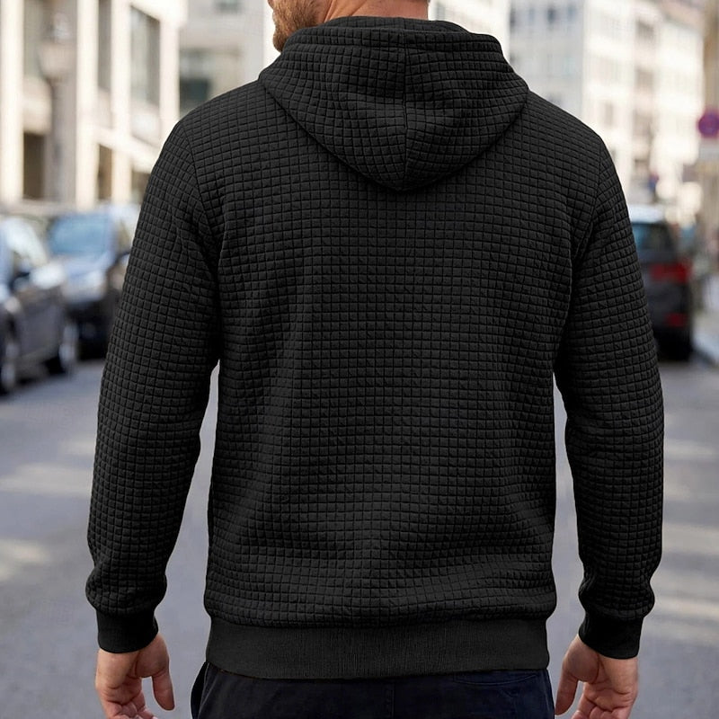 Merrick | Strukturierter Kapuzenpullover