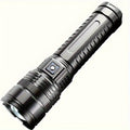 Flashlight Extra-Large Zoomable Torch with Five Modes, COB Tail Light and USB Power-Bank Output