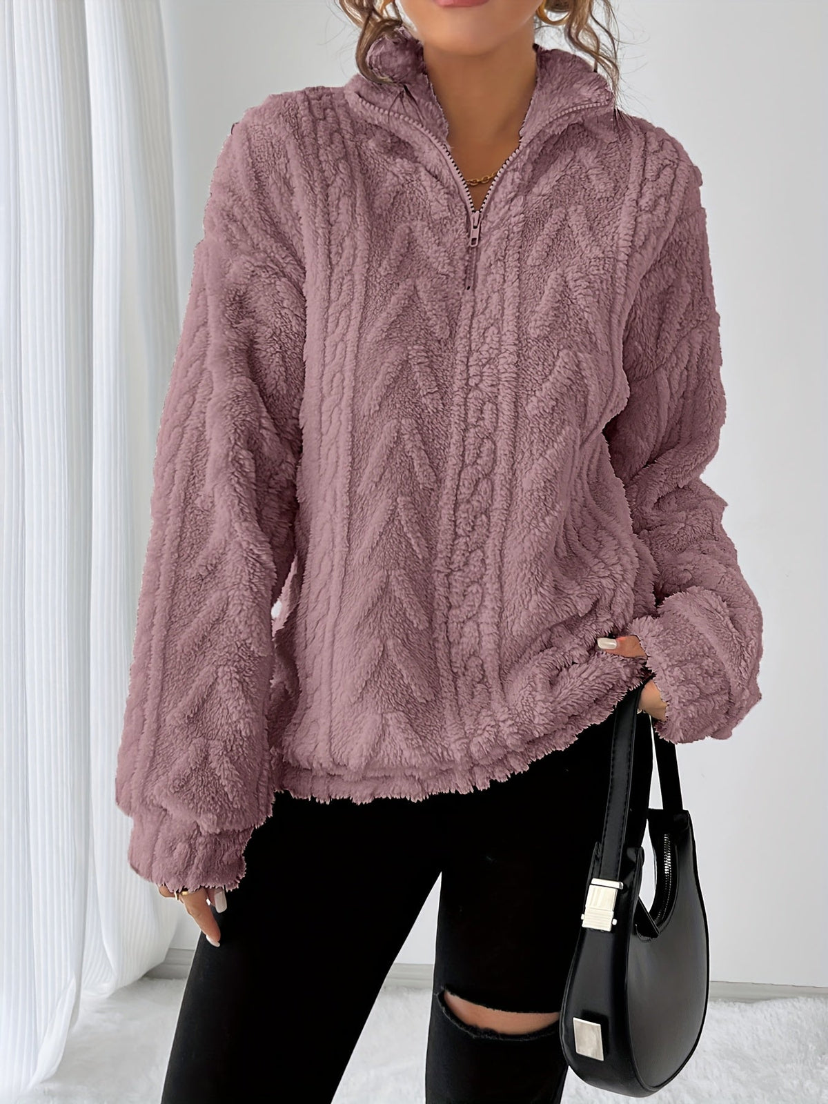 Susanna | Kuscheliges Sweatshirt mit Struktur