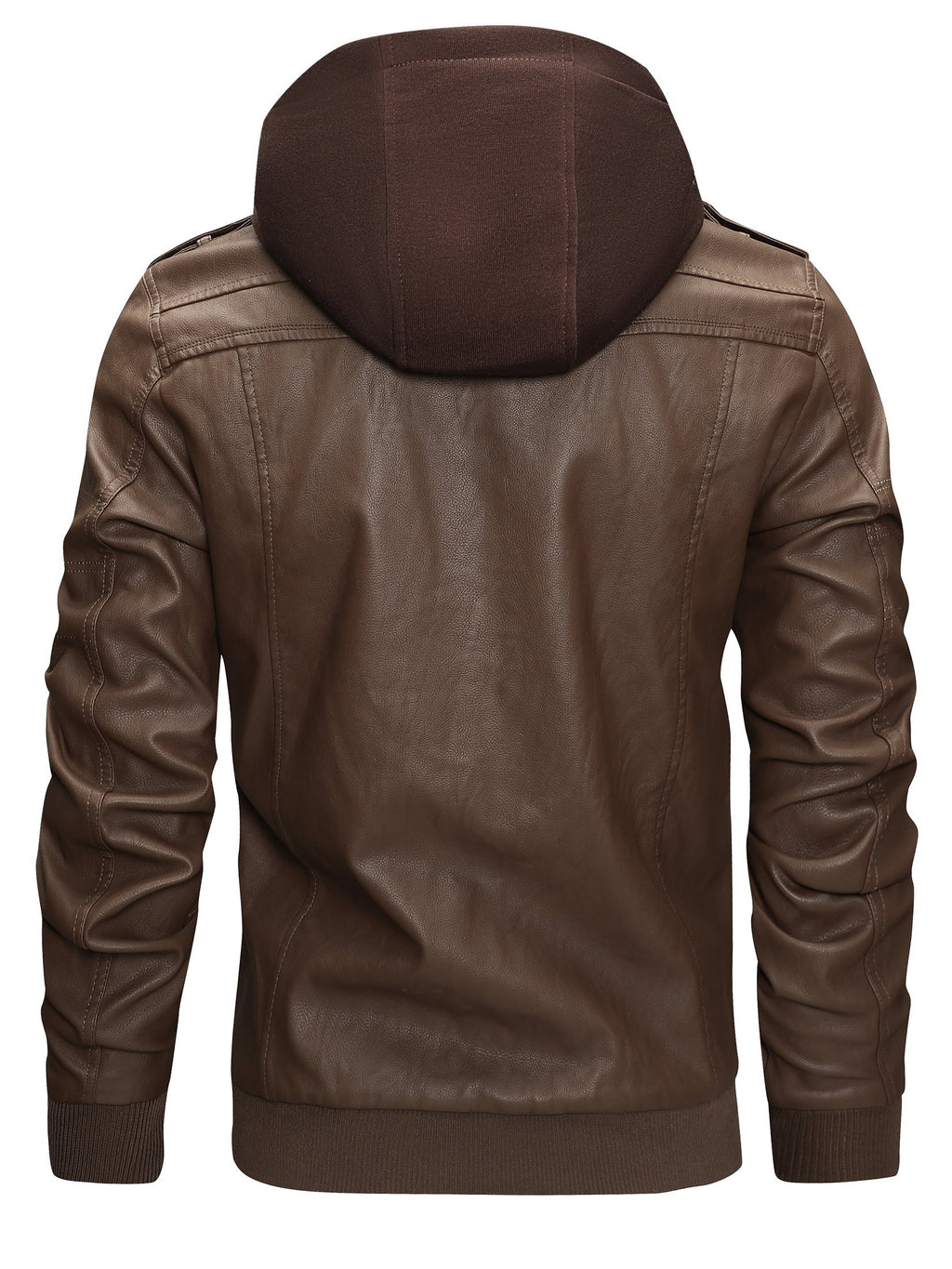 Donovan | Mehrlagige Kapuzen-Moto-Jacke