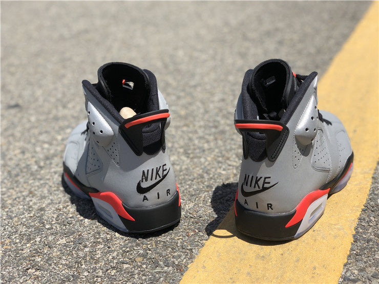 Air Jordan 6 Retro SP Reflections of a Champion – Reflective Silver / Infrared / Black