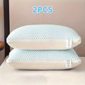 Bed Pillows 2 Pack for All Sleeping Positions, Premium Polyester Fill Pillow Set for Side Back Stomach Sleepers