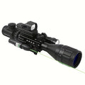 Rifle Scope Nitrogen-Filled Illuminated Reticle for Hunting Airsoft Pellet Guns, Multi-Power Zoom Tactical Scope
