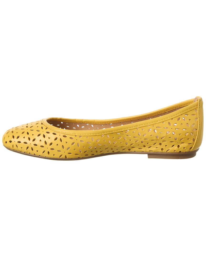 French Sole Leyla Laser Cut Leather Flat