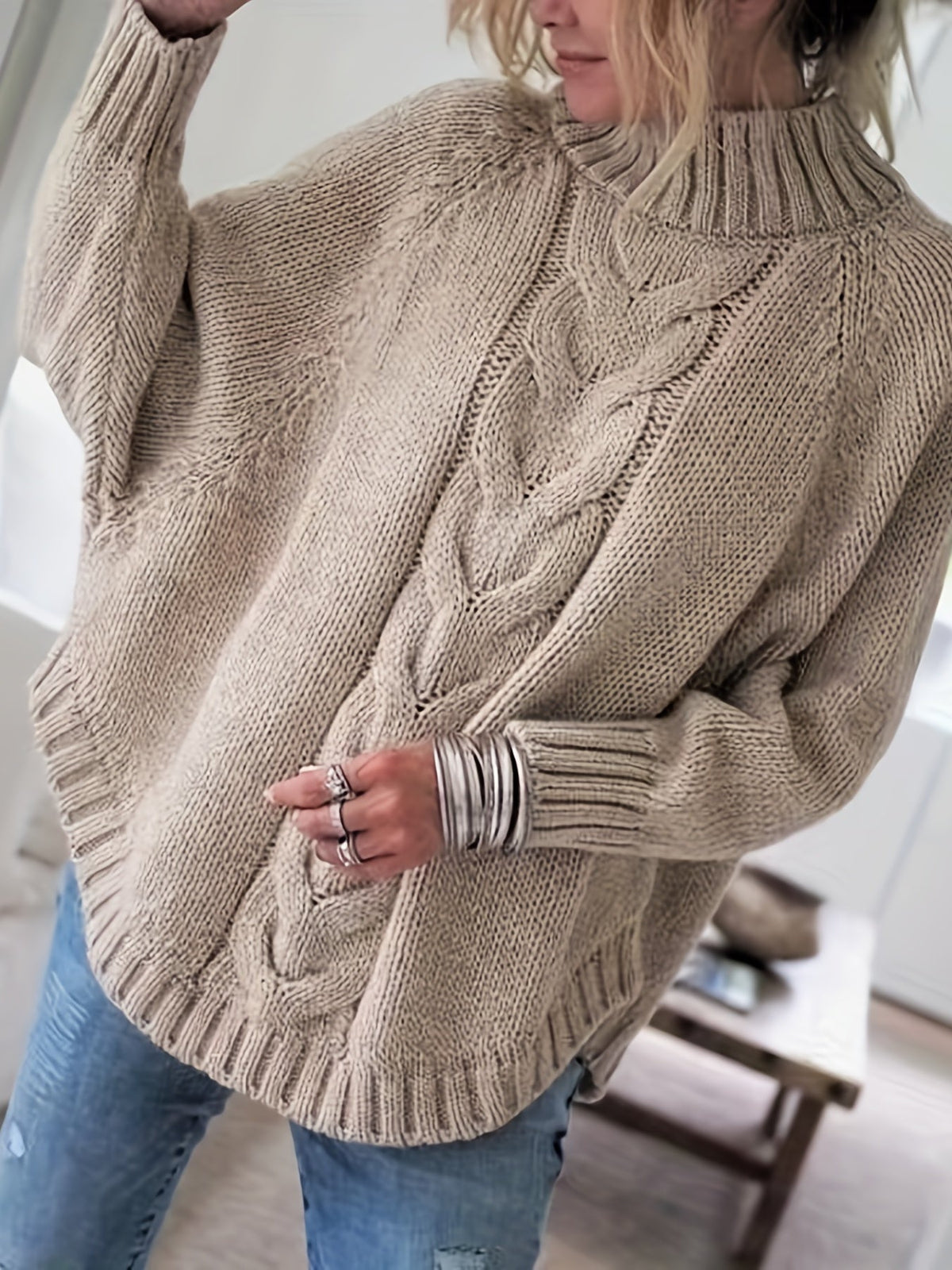 Matilda | Gemütlicher Stehkragenpullover