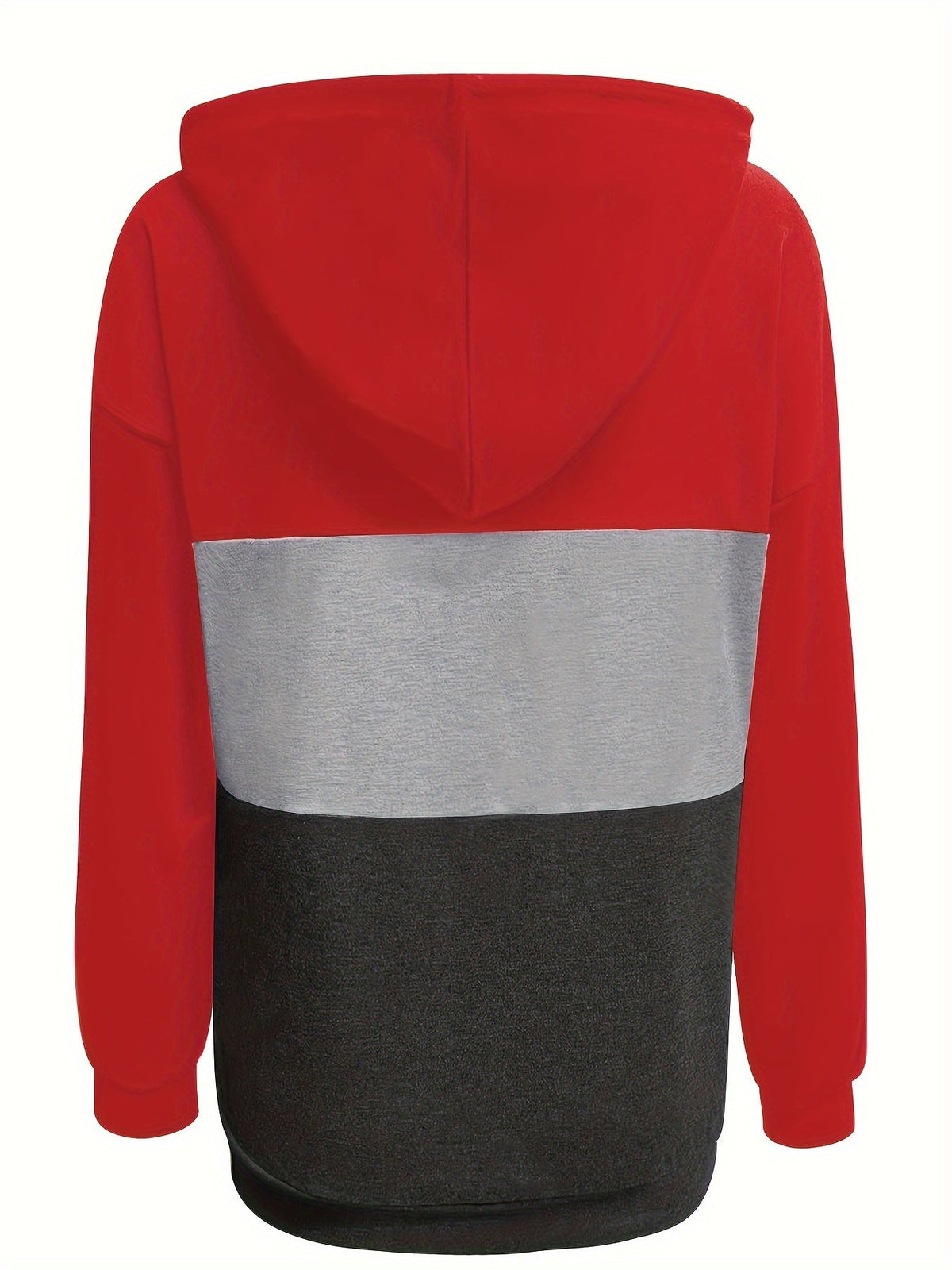 Tamsin | Kapuzenpullover mit Colour-Block-Knopfleiste